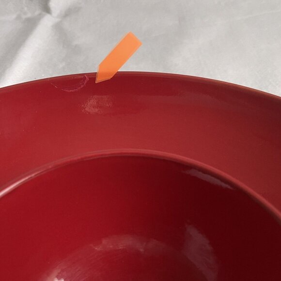 Waechtersbach Chip Dip Salsa Bowl Noble Excellence Candy Apple Red Germany FLAW - Picture 5 of 9